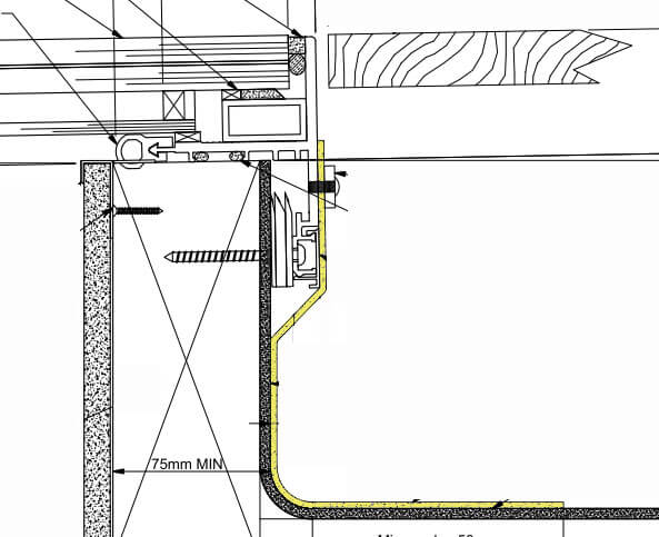 EPDM-profil sänker den minsta höjden på den upphöjda kanten från 150mm till 80mm.