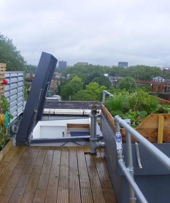 Skydoor Hinged Acces Rooflight - Glazing Vision Europe