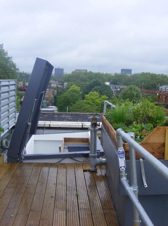 Skydoor Hinged Acces Rooflight - Glazing Vision Europe