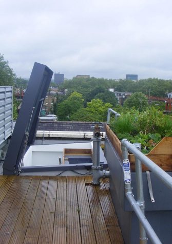 Skydoor Hinged Acces Rooflight - Glazing Vision Europe