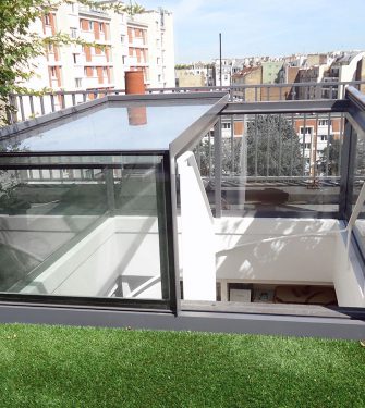 Freestanding Box Rooflight - Glazing Vision Europe - Paris