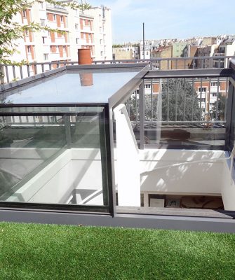 Freestanding Box Rooflight - Glazing Vision Europe - Paris