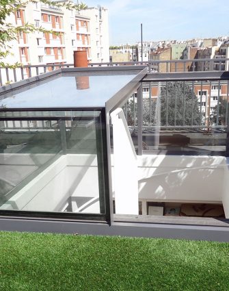 Freestanding Box Rooflight - Glazing Vision Europe - Paris