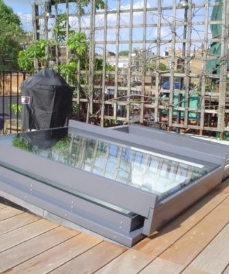 Sliding over Fixed Rooflight - Glazing Vision Europe