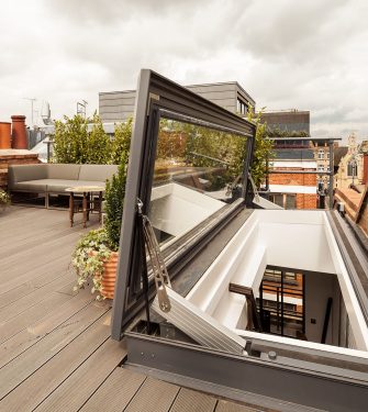 Skydoor Hinged Acces Rooflight - Glazing Vision Europe