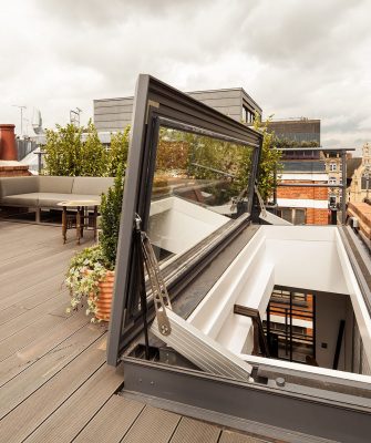 Skydoor Hinged Acces Rooflight - Glazing Vision Europe
