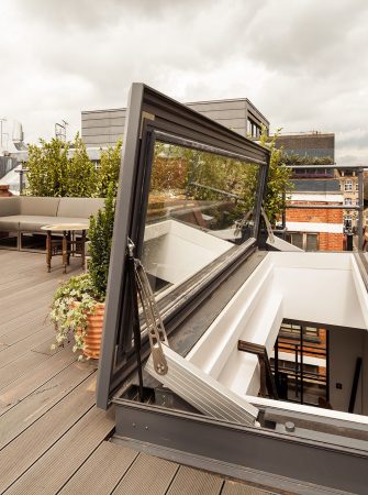 Skydoor Hinged Acces Rooflight - Glazing Vision Europe