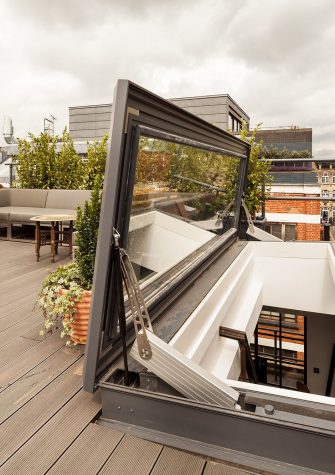 Skydoor Hinged Acces Rooflight - Glazing Vision Europe