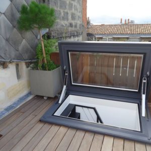 Skydoor Hinged Acces Rooflight - Glazing Vision Europe