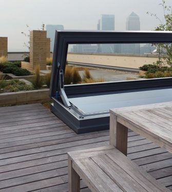 Skydoor Hinged Acces Rooflight - Glazing Vision Europe