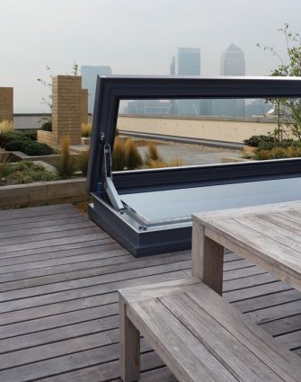 Skydoor Hinged Acces Rooflight - Glazing Vision Europe