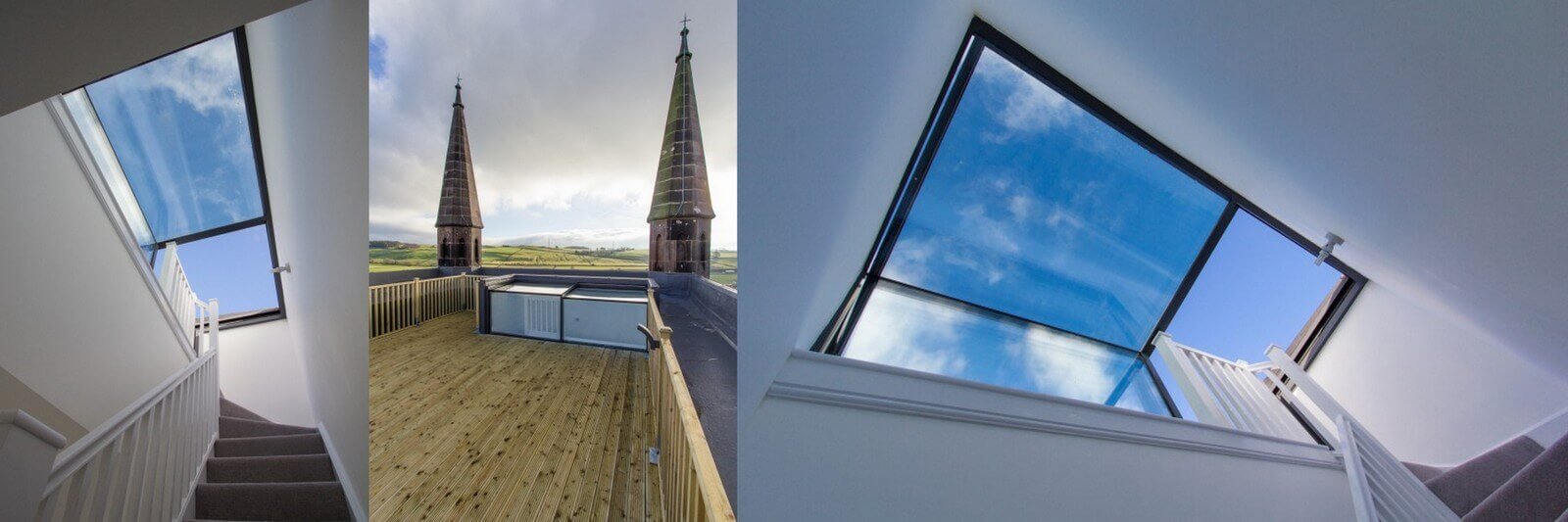 Innovative box rooflight for luxury apartment