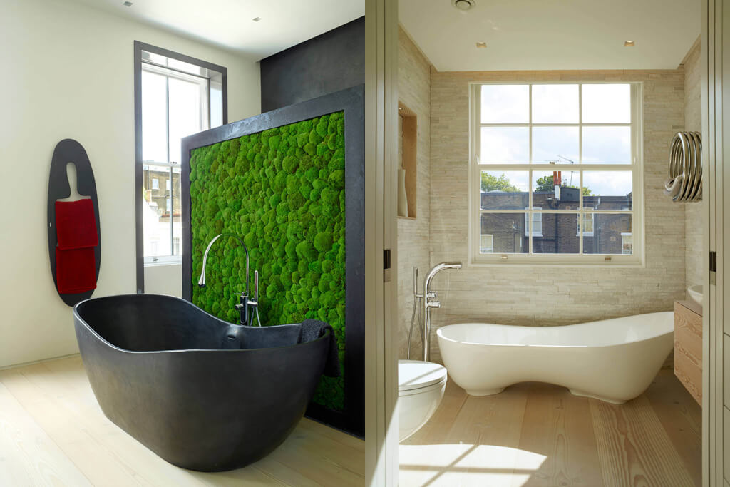 Glebe Place by Stephen Fletcher Architects bathrooms