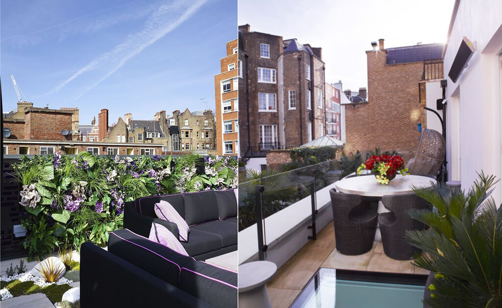 Rooflight in Roof terrace