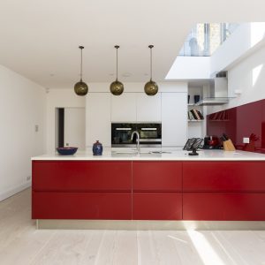 Large rooflight kitchen