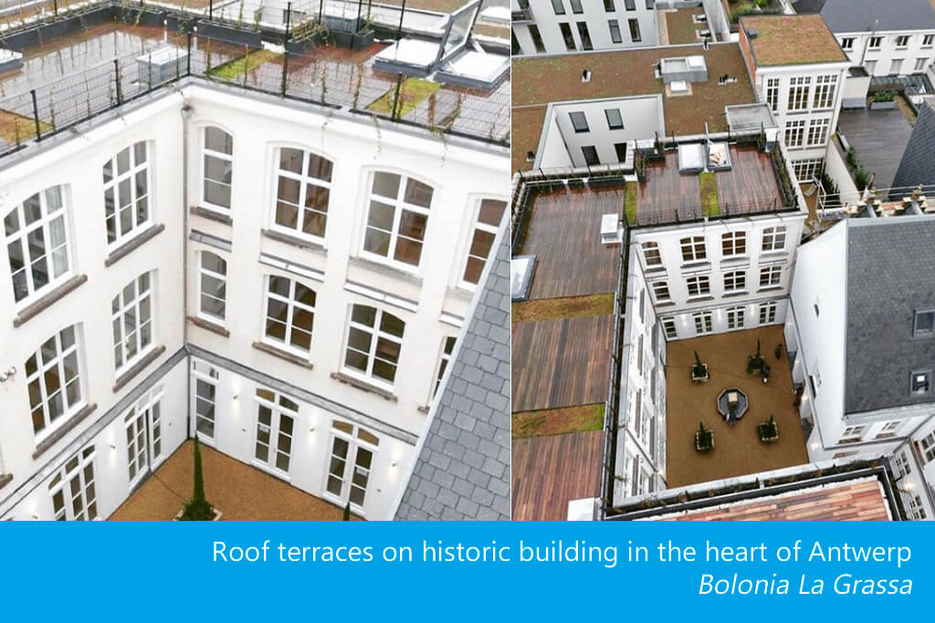 UK Roof acces hatch - roof terrace Bolonia La Grassa Antwerpen