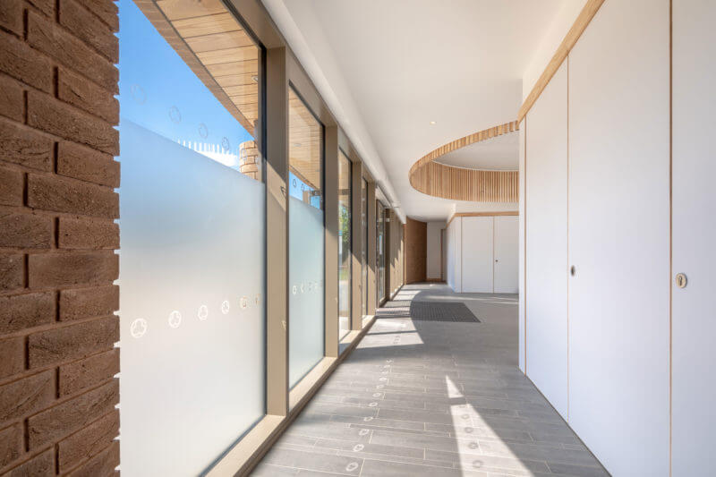 Natural daylight in church extension